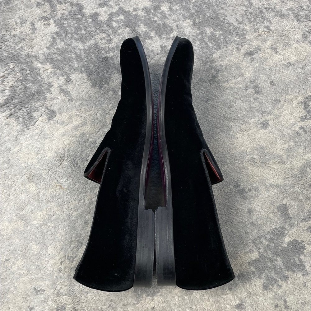 Magnanni Jareth Velvet Loafers Black Classic Smoking Sz 12 - Picture 7 of 12